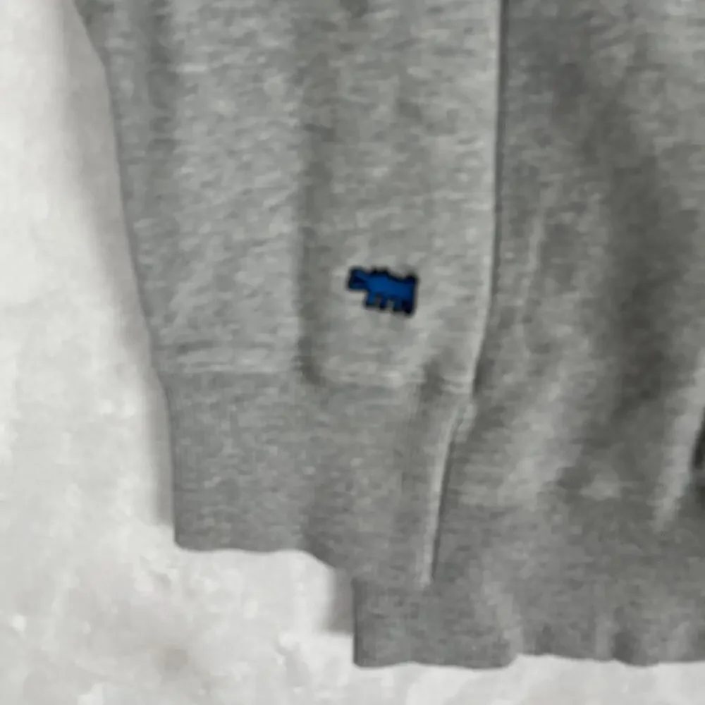 K. Haring Hoodie Mens Large Gray New York Star Graphic SPRZ NY Pullover Retro